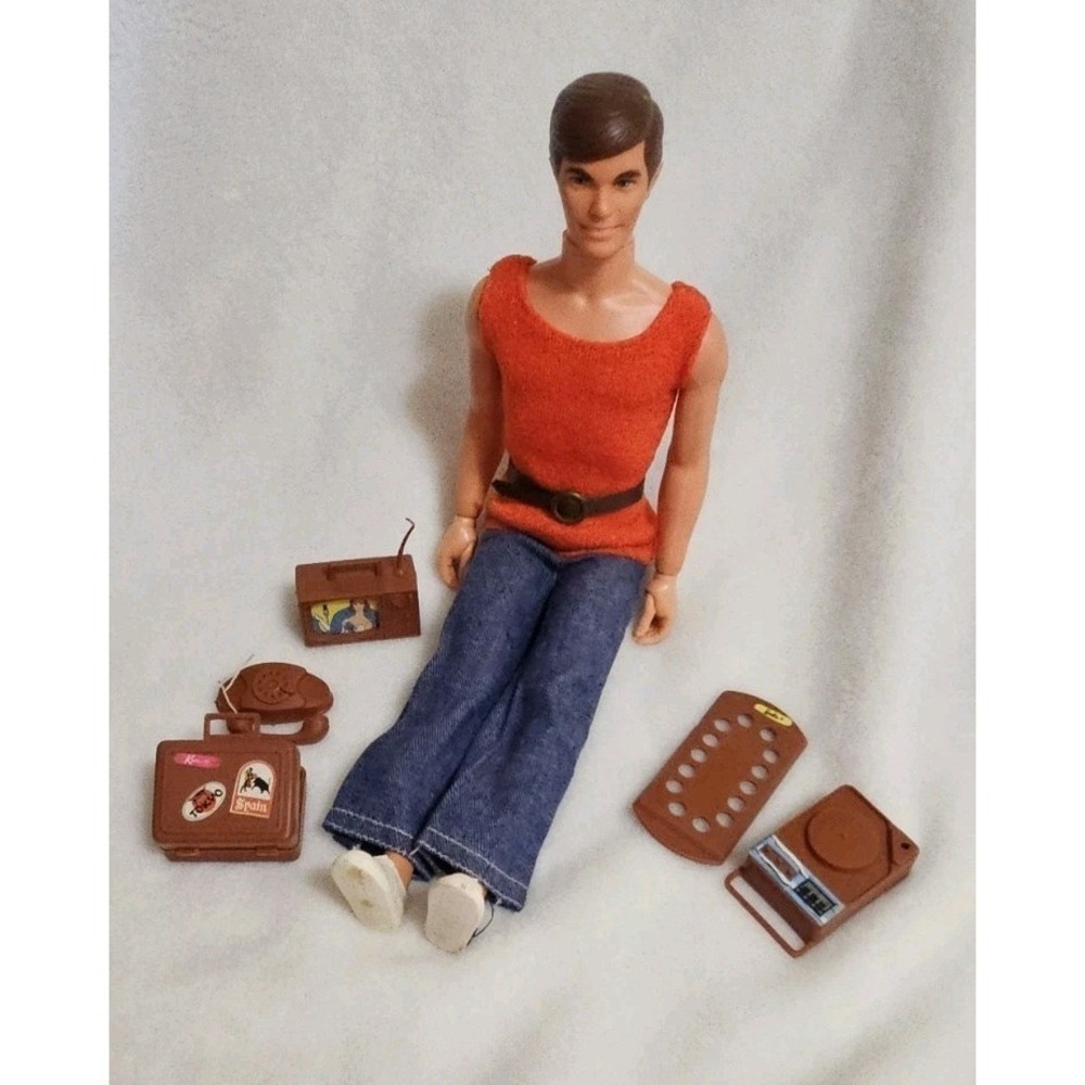 1972 Busy Ken #3314 Twist N Turn With Accessories Complete Outfit Barbie Mattel